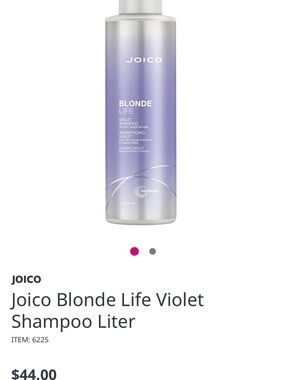 Joico Blonde Life Violet Shampoo - Purple & Silver Bottle